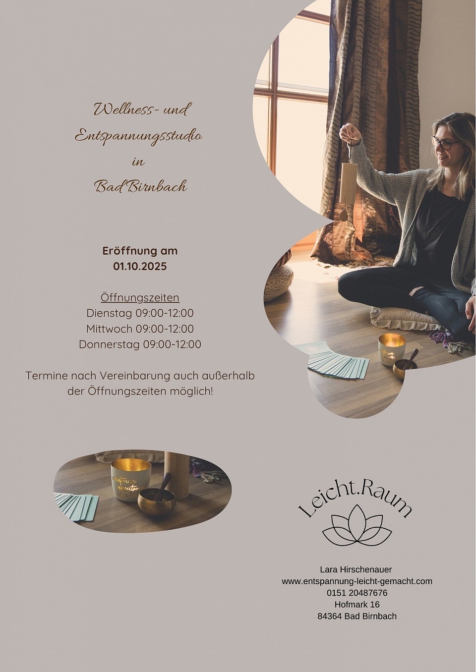 Studio, Wellness, Entspannung, Bad Birnbach, Eröffnung